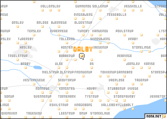 map of Dalby