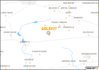 map of Dalëkiy