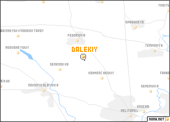 map of Dalëkiy