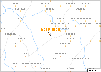 map of Dalemban