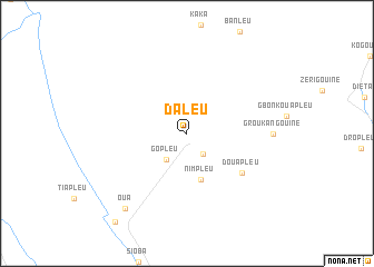 map of Daleu