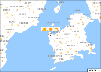 map of Dalianyu