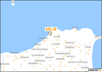 map of Dalia