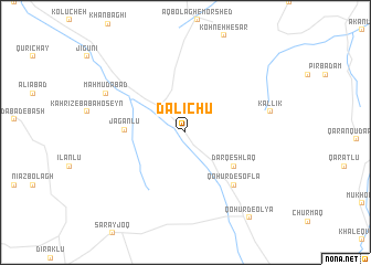 map of Dālī Chū