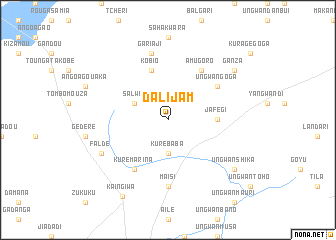 map of Dalijam