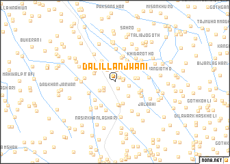 map of Dalīl Lanjwani