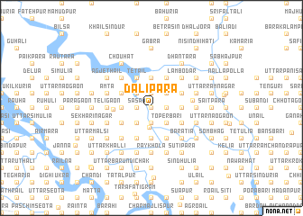 map of Dālipāra