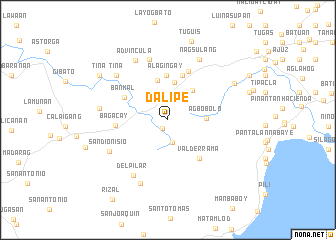 map of Dalipe
