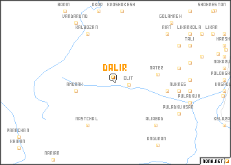 map of Dalīr