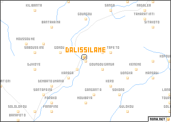 map of Dalissilamé