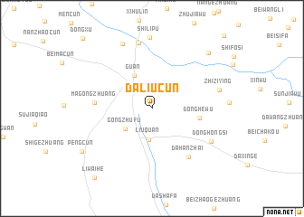 map of Daliucun