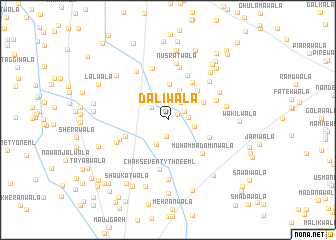 map of Dalīwāla
