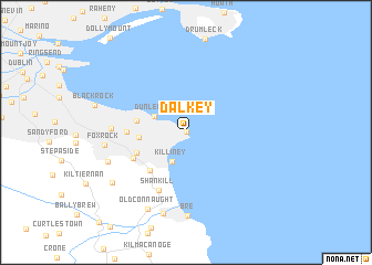 map of Dalkey