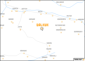 map of Dal Kūk