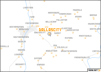 map of Dallas City