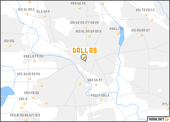 map of Dallas