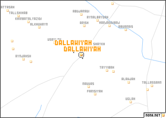 map of Dallāwīyah