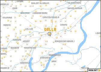 map of Dalla