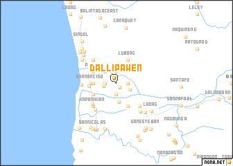 map of Dal-lipawen
