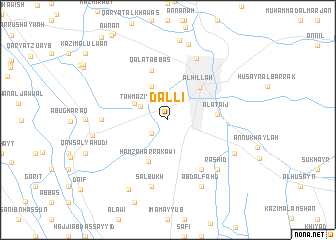 map of Dallī