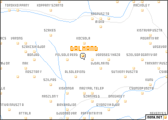 map of Dalmand