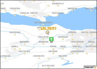 map of Dalmeny