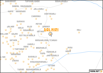 map of Dalmiri