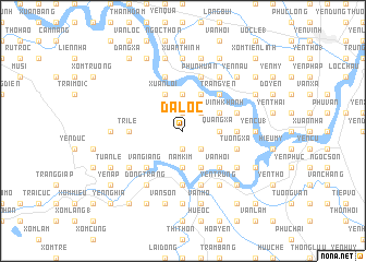 map of Da Lộc