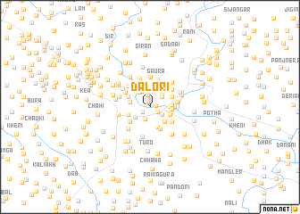 map of Dalori