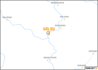 map of Dalou