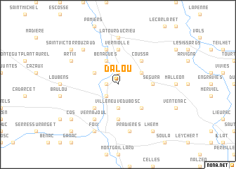 map of Dalou