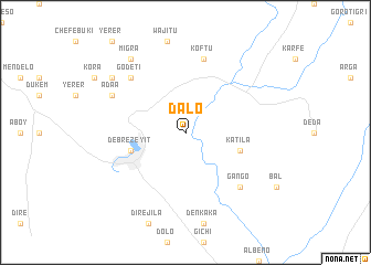 map of Dalo