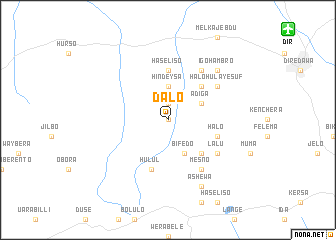 map of Dalo