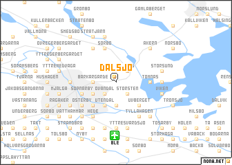 map of Dalsjö