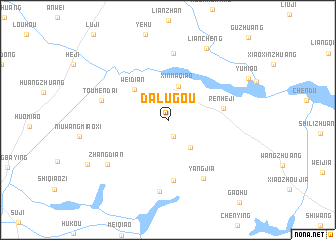 map of Dalugou