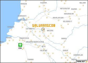map of Dalumangcob