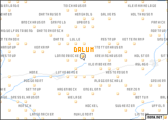 map of Dalum