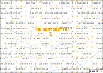 map of Dalupotawatta