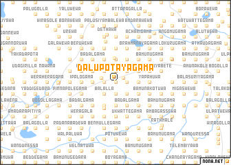 map of Dalupotayagama