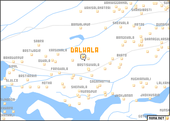 map of Dālwāla