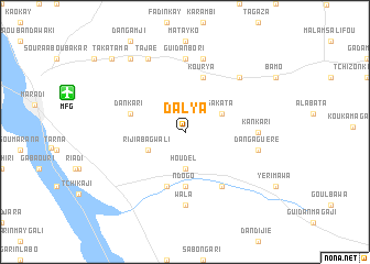 map of Dalya