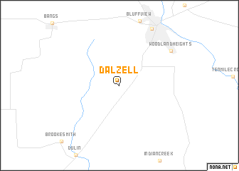 map of Dalzell