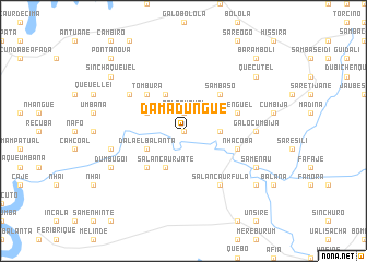 map of Damadunguê