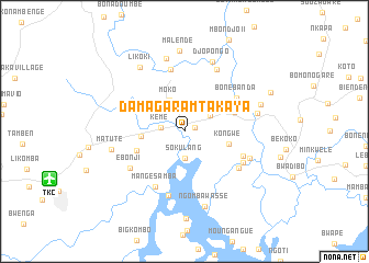 map of Damagaram Takaya