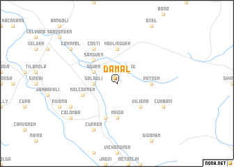 map of Damal