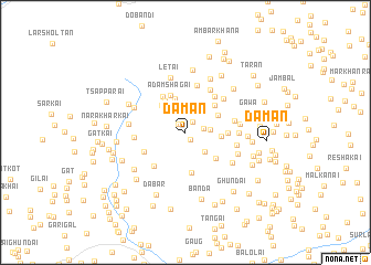 map of Daman