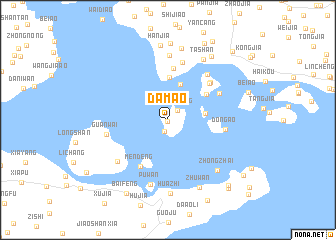 map of Damao