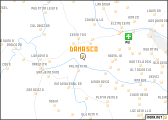 map of Damasco