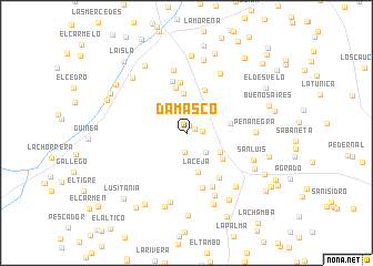 map of Damasco