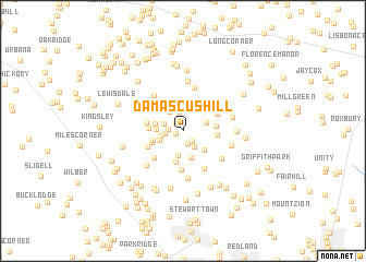 map of Damascus Hill